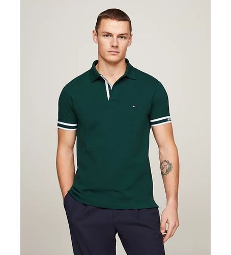 MW0MW34737 Polo slim avec logos monotypes Hilfiger (S), Casuel, Coton, Manche courte - Tommy Hilfiger - Modalova