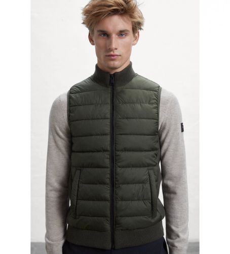 GAKNTRIMA0987MW23-700 Gilet avec bordures vertes (S), Casuel, Sans manches / bretelles, Polister recyclé, Durable - ECOALF - Modalova