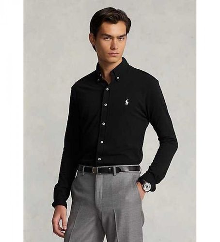 Chemise en piqué ultra-légère noire (XXL), Casuel, Coton, Classique, Manche longue - Polo Ralph Lauren - Modalova