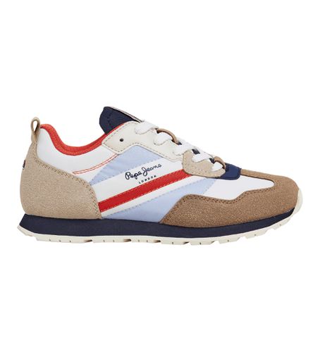 Garçon. PBS30586 Trainers Foster Print B (34), Plat, Lacets, Casuel, Multicolore, mode enfantine - Pepe Jeans - Modalova