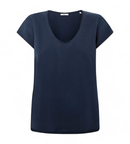 PL505856 T-shirt Luna maino (XS), Casuel, Coton, Manche courte, Marine - Pepe Jeans - Modalova