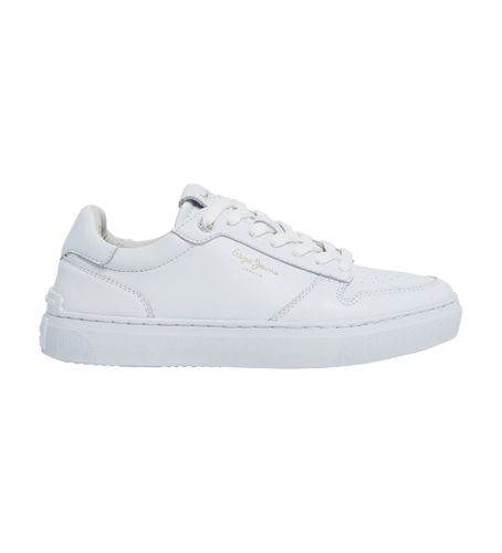 PLS00002 Camden Leather Sneakers Supra W (38), Cuir, Blanc, Plat, 1 à 3 cm, Lacets, Casuel - Pepe Jeans - Modalova