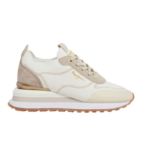 PLS60006 Blur Rind Leather Sneakers (38), Cuir, Blanc, 3 à 5 cm, Lacets, Casuel - Pepe Jeans - Modalova