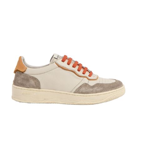 Unisex. 2584012C2005_0MU Baskets en cuir N5840 Geo off (41), Blanc, Plat, Lacets, Casuel - El Naturalista - Modalova