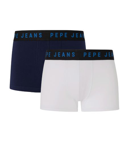 PMU11141 Pack 2 Boxer shorts Solid , (M), Homewear, Gris, Coton, Durable, Marine - Pepe Jeans - Modalova