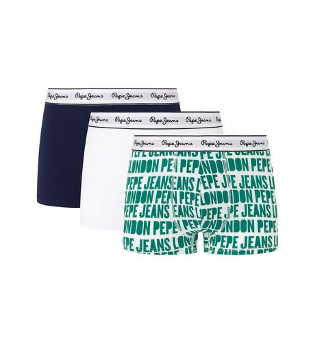 PMU11148 Pack 3 Boxers Logo , (S), Homewear, Coton, Marine - Pepe Jeans - Modalova