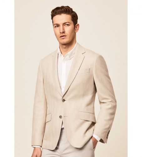 HM443161 Blazer à chevrons (38/32), Casuel, Fête, Coton, Manche longue - Hackett London - Modalova