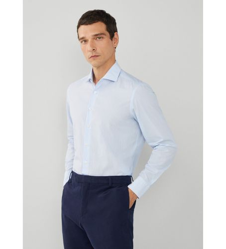 HM309747 Chemise à fines rayures (XXL), Blanc, Casuel, Coton, Classique, Manche longue - Hackett London - Modalova