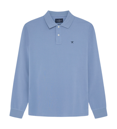 HM550887 Polo Slim Fit Logo (L), Casuel, Coton, Manche longue - Hackett London - Modalova