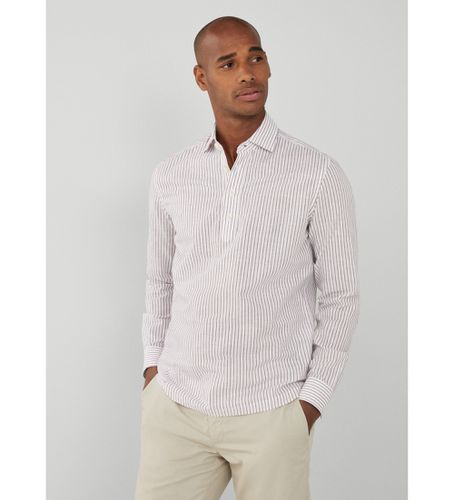 HM309873 Chemise Slubby Stripes (XS), Casuel, Fête, Coton, Classique, Manche longue - Hackett London - Modalova