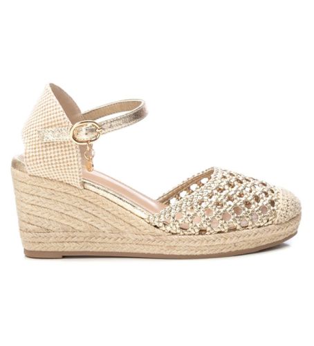 Wedges 142893 -Hauteur wedge 8cm (39), Doré, Tissu, 5 à 8 cm, Boucle, Casuel - Xti - Modalova