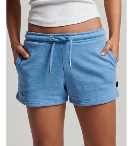 W7110388A Short en maille avec logo Vintage brodé en (XS), Casuel, Coton - Superdry - Modalova