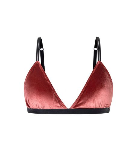 PLU10996 Soutien-gorge en velours marron (S), Homewear, Grenat, Coton - Pepe Jeans - Modalova