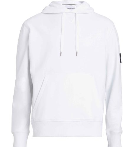 J30J323430 Badge Hoodie (S), Casuel, Coton, Manche longue - Calvin Klein Jeans - Modalova