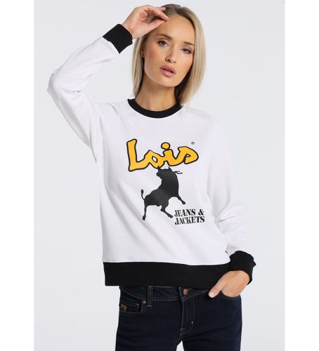 Sweatshirt 131852 (S), Casuel, Coton, Manche longue - Lois Jeans - Modalova