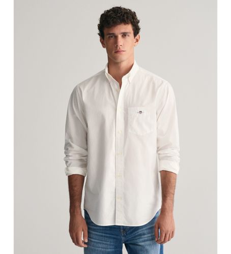 Chemise Coupe régulière popeline (S), Casuel, Coton, Manche longue - Gant - Modalova