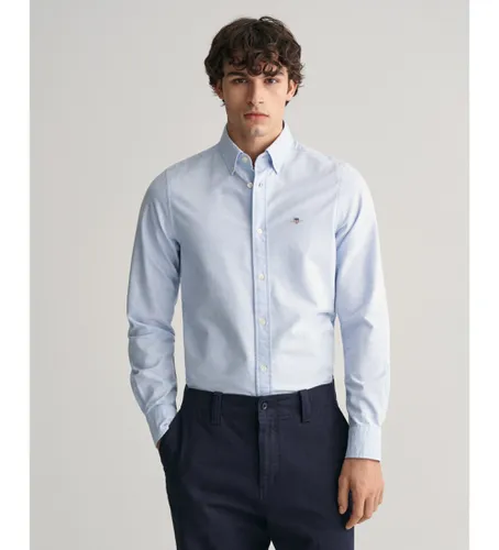 Chemise Slim Fit Stretch Oxford (S), Casuel, Coton, Classique, Manche longue - Gant - Modalova