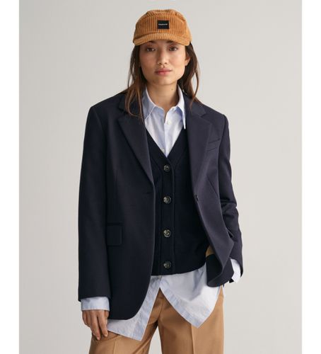 Veste à coupe régulière en tissu tricoté (32), Casuel, Classique, Polyester, Manche longue - Gant - Modalova