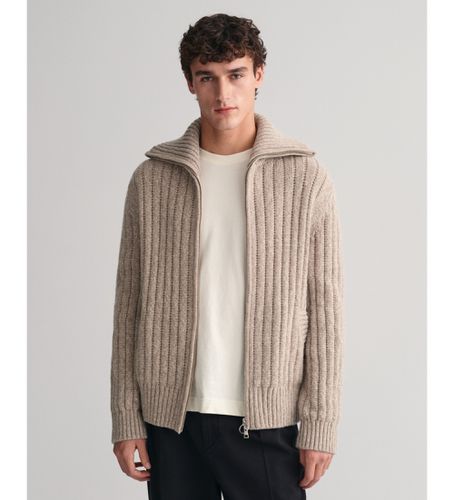 Cardigan en laine avec fermeture éclair (XS), Casuel, Manche longue - Gant - Modalova