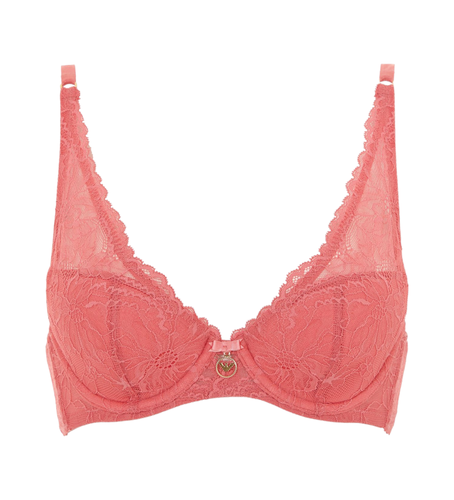 R206 Soutien-gorge rembourré Eternal Lace corail (85B), Homewear, Polyester, Élasthanne - Emporio Armani - Modalova