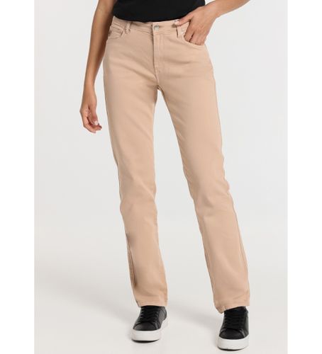 Pantalon droit - Pantalon court 5 poches marron (26), Casuel, Coton - Lois Jeans - Modalova