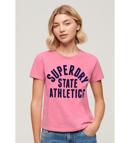 W1011421A T-shirt en molleton (S), Casuel, Coton, Manche courte - Superdry - Modalova