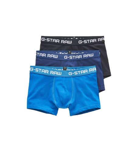 D05095-2058-8528 Pack 3 Boxers Classic (S), Bleu, Homewear, Coton - G-Star - Modalova