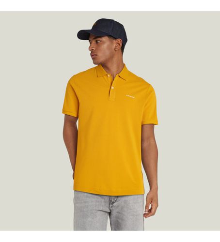 D25479-D248-5618 Oluv Slim mustard polo shirt (S), Casuel, Manche courte, Moutarde - G-Star - Modalova