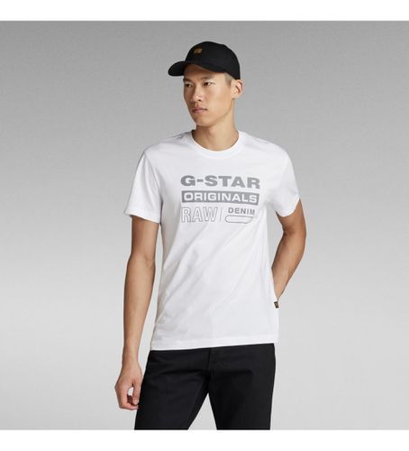 D25020-336-110 T-shirt Reflective Originals (XS), Casuel, Manche courte, Le coton biologique, Durable - G-Star - Modalova