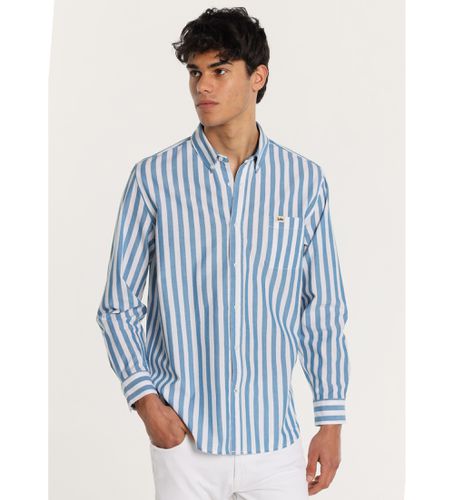 Chemise imprimée à rayures bleues (XXL), Casuel, Coton, Manche longue - Lois Jeans - Modalova