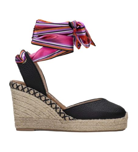 HV243382 Sofia 7 espadrilles en cuir - Hauteur du talon 7cm (37), 5 à 8 cm, Lacets, Casuel - Hispanitas - Modalova