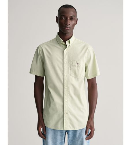 Chemise Coupe régulière verte (XL), Casuel, Coton, Manche courte - Gant - Modalova