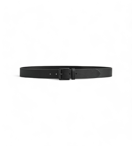 Ceinture en cuir assortie avec boucle noire (95 cm), Casuel - Gant - Modalova