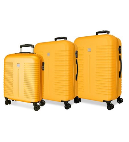 Unisex. 5089428 Ensemble de bagages à roulettes India Hard Shell 55-70-80cm ocre (OSFA), Casuel, Jaune, ABS/Polycarbonate, Big, Mo - Roll Road - Modalova