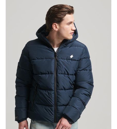 M5011827A Veste matelassée avec capuche Sports (S), Casuel, Polyester, Durable, Nylon recyclé - Superdry - Modalova