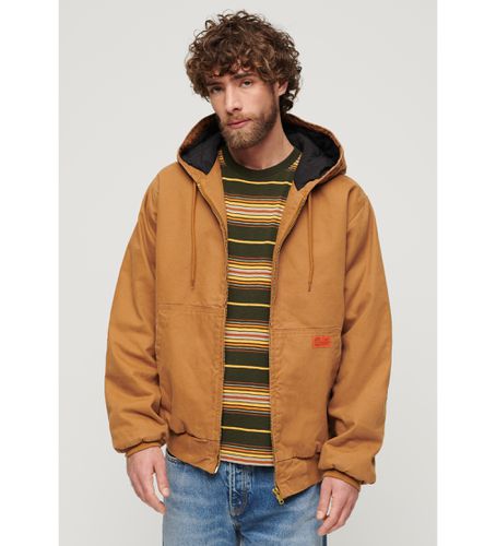 M5011881A Veste bombardier à capuche marron Surplus (L), Casuel, Coton, Manche longue - Superdry - Modalova