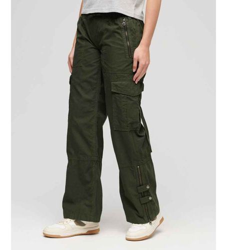 W7010914A Pantalon cargo à jambe large, taille basse, (26), Casuel, Coton - Superdry - Modalova