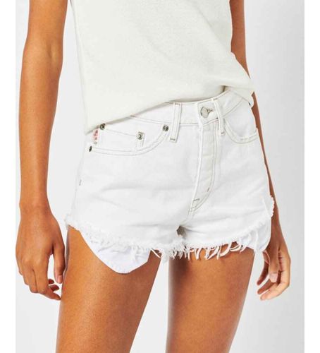 W7110287A Short taille haute avec logo Vintage (28), Casuel, Coton, Denim - Superdry - Modalova