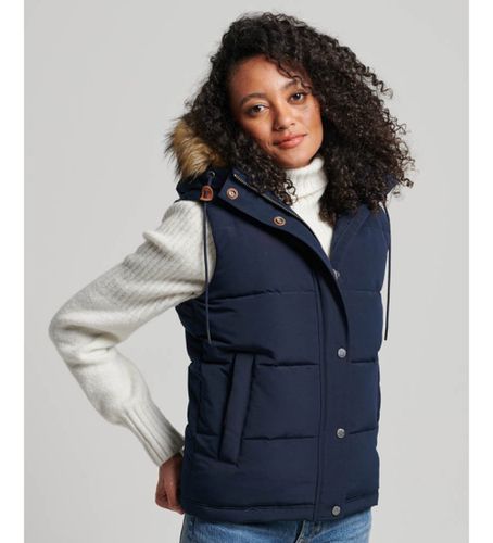 W5011551A Gilet matelassé en fausse fourrure Everest (XXS), Casuel, Polyester - Superdry - Modalova