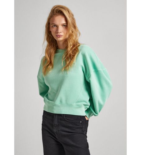 PL581432 Sweat-shirt Lynette (L), Casuel, Vert, Coton, Manche longue - Pepe Jeans - Modalova