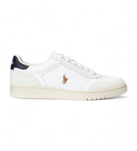 Baskets en cuir Court Sport (41), Plat, Lacets, Casuel - Polo Ralph Lauren - Modalova