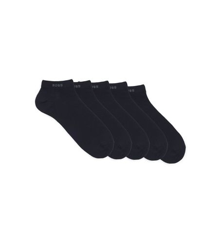 Paquet de 5 paires de chaussettes Uni (39-42), Homewear, Coton, Marine - BOSS - Modalova