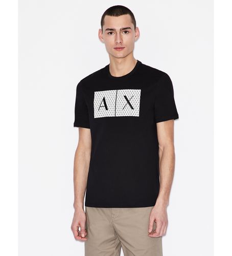 NZTCKZ8H4Z1200 T-shirt à carreaux (M), Casuel, Coton, Manche courte - Armani Exchange - Modalova