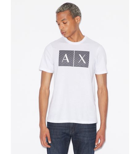 NZTCKZ8H4Z1100 T-shirt à carreaux (XL), Casuel, Coton, Manche courte - Armani Exchange - Modalova