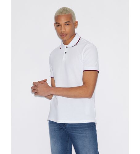 NZF75Z8M5Z1100 Polo Block (M), Casuel, Coton, Manche courte - Armani Exchange - Modalova