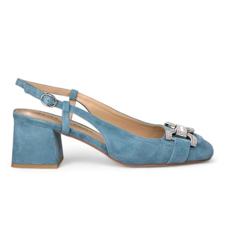 V240334 Chaussures en cuir avec fermeture à boucle bleue (37), 5 à 8 cm, Casuel, Fête - Alma en pena - Modalova