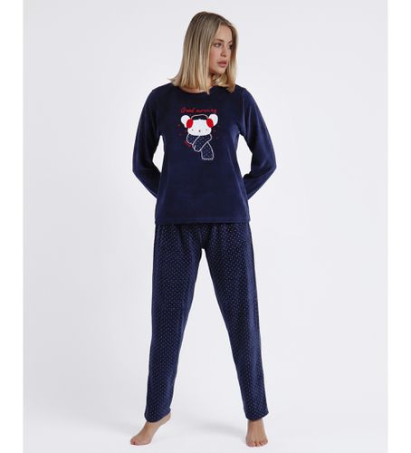 Pyjama en velours Morning Mouse (S), Homewear, Coton, Manche longue - Admas - Modalova