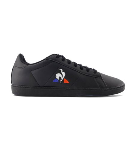 Courtset 2 Leather Sneakers (37), Cuir, Noir, Plat, Lacets, Casuel - Le Coq Sportif - Modalova