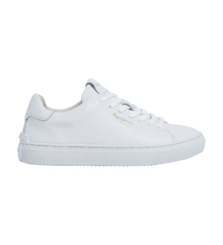 PLS00001 Camden Classic W Leather Sneakers (38), Cuir, Blanc, Plat, 1 à 3 cm, Lacets, Casuel - Pepe Jeans - Modalova