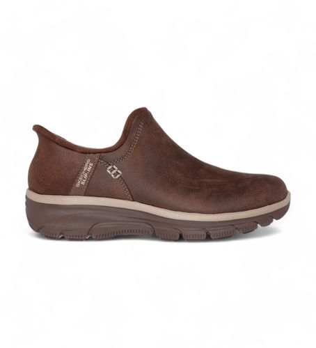 Easy Going Modern Leather Sneakers brown (38), Cuir, Marron, Plat, Aucun, Casuel - Skechers - Modalova